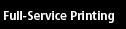 Full-Service Printing